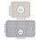 (B) Rectangular Silicone Kitchen Sink Mat Non-Slip Heat Proof Countertop Drying Mat for Daily Use 5