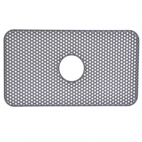 (G) Rectangular Silicone Kitchen Sink Mat Non-Slip Heat Proof Countertop Drying Mat for Daily Use