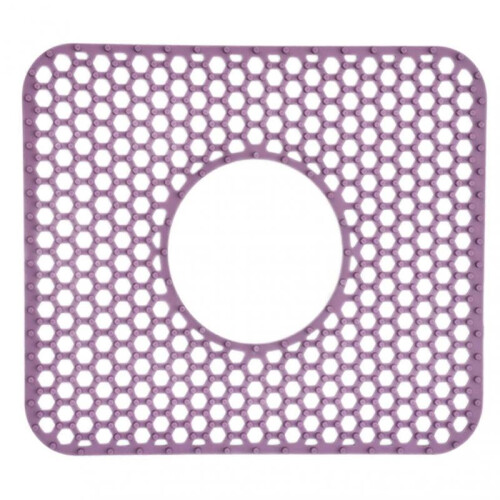 (B) Rectangular Silicone Kitchen Sink Mat Non-Slip Heat Proof Countertop Drying Mat for Daily Use