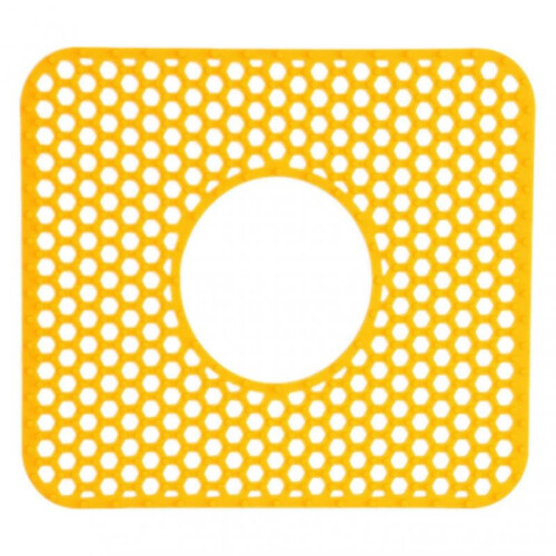 (A) Rectangular Silicone Kitchen Sink Mat Non-Slip Heat Proof Countertop Drying Mat for Daily Use