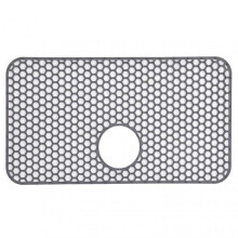 (F) Rectangular Silicone Kitchen Sink Mat Non-Slip Heat Proof Countertop Drying Mat for Daily Use