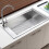 (A) Rectangular Silicone Kitchen Sink Mat Non-Slip Heat Proof Countertop Drying Mat for Daily Use 3