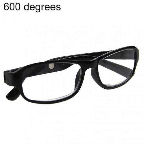 (6, Black) Reading Glasses +4.5 +5.0 +5.5 +6.0 Degrees Optical Lens Spectacles Eyewear --Aiyi