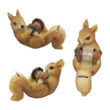 kids toys Squirrels Tape Cutter Roll Rack Home Office Desktop Cute Animals Rubber Pedestal Decoration
