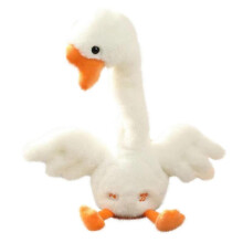 (A) kids toys Failure To Win Circle Game Motorized Plush Toy With Recording Of Singing And Dancing With Tongue B