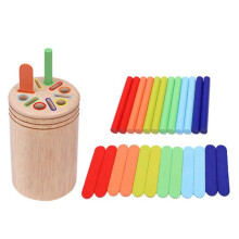 (A) kids toys Color Sorting Toys For 3+ Year Old  Wooden Color Sorting Toys For Toddlers Fine Motor Skills Educational Sensory Toys For Baby Kids B