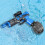 (Blue) toys for boys Hand-operated Water Pistol With Light 3