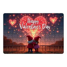 Valentine's Day Puzzle Family Puzzle Game Valentine's Day Puzzle Couple Home Decoration Painting Toy Playsets