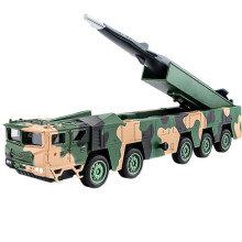 (Green) kids toys Missile Model Military Toy Simulation Alloy Car Model Sliding green