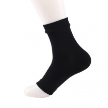 (L XL, Black) Plantar Fasciitis Compression Socks Foot & Ankle Swelling Relief Socks for Fitness