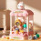 (Pink) Moe Happy Doll Mini Home Clip Doll PuzzleToy Playsets 2