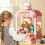 (Pink) Moe Happy Doll Mini Home Clip Doll PuzzleToy Playsets 4