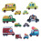 6-in-1 Children's Puzzle Transportation Puzzle Toy Playsets 4