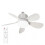 (1pcs) Small Ceiling Fans with Lights Dimmable LED Ceiling Fan with Remote for Family 1