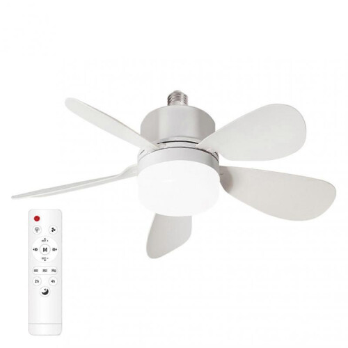 (1pcs) Small Ceiling Fans with Lights Dimmable LED Ceiling Fan with Remote for Family
