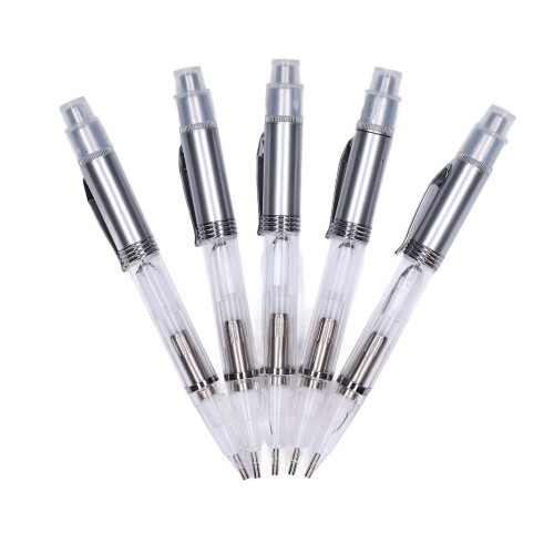 5PCS Rhinestone Painting Pen LED Light Transparent 1