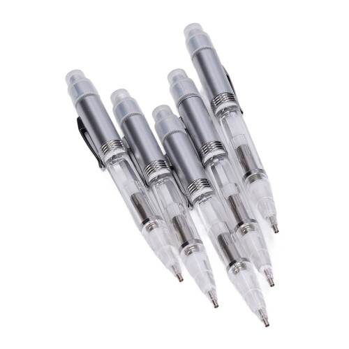 5PCS Rhinestone Painting Pen LED Light Transparent 2