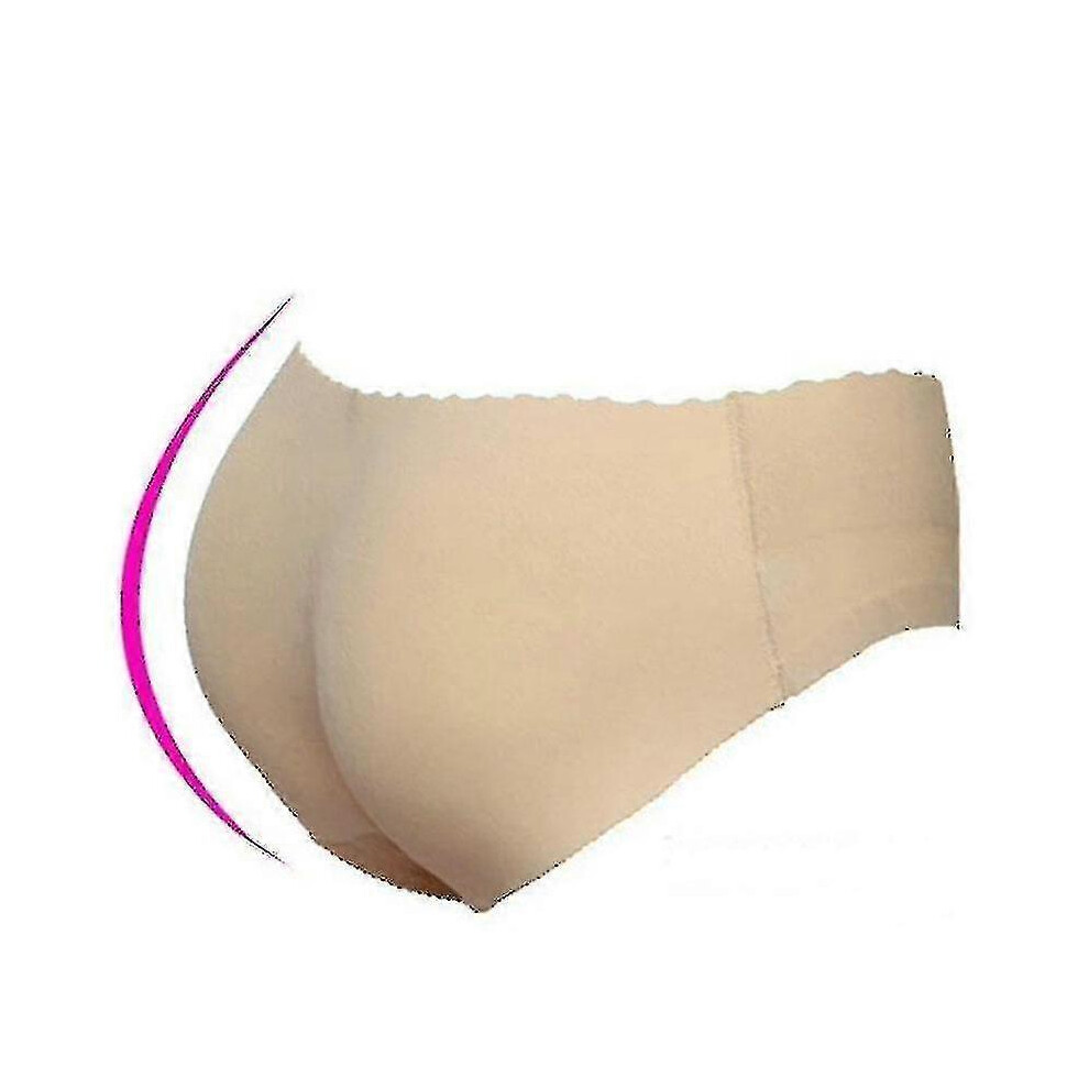 (L,Skin)Women Seamless Bottom Buttocks Push Up