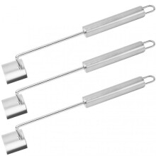 (3pcs) Stainless Steel Corn Thresher Ergonomic Long Handle Kitchen Salad Tool