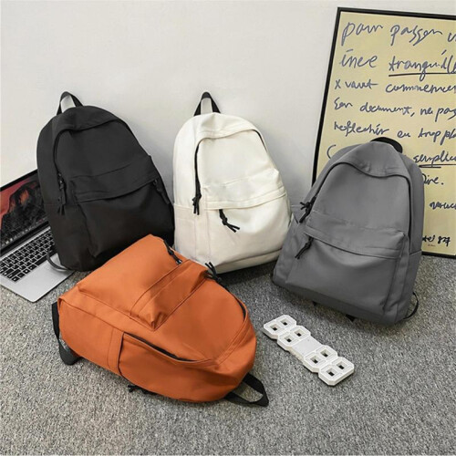 (Brick Red) Unisex School Backpack Multipurpose Waterproof Travel Bag for School Commuting 1