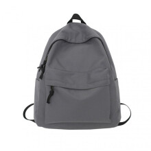 (Grey) Unisex School Backpack Multipurpose Waterproof Travel Bag for School Commuting