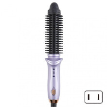 (US plug, Purple) Automatic Hair Curler for All Hair Types Portable Hair Curler for Hairdressing