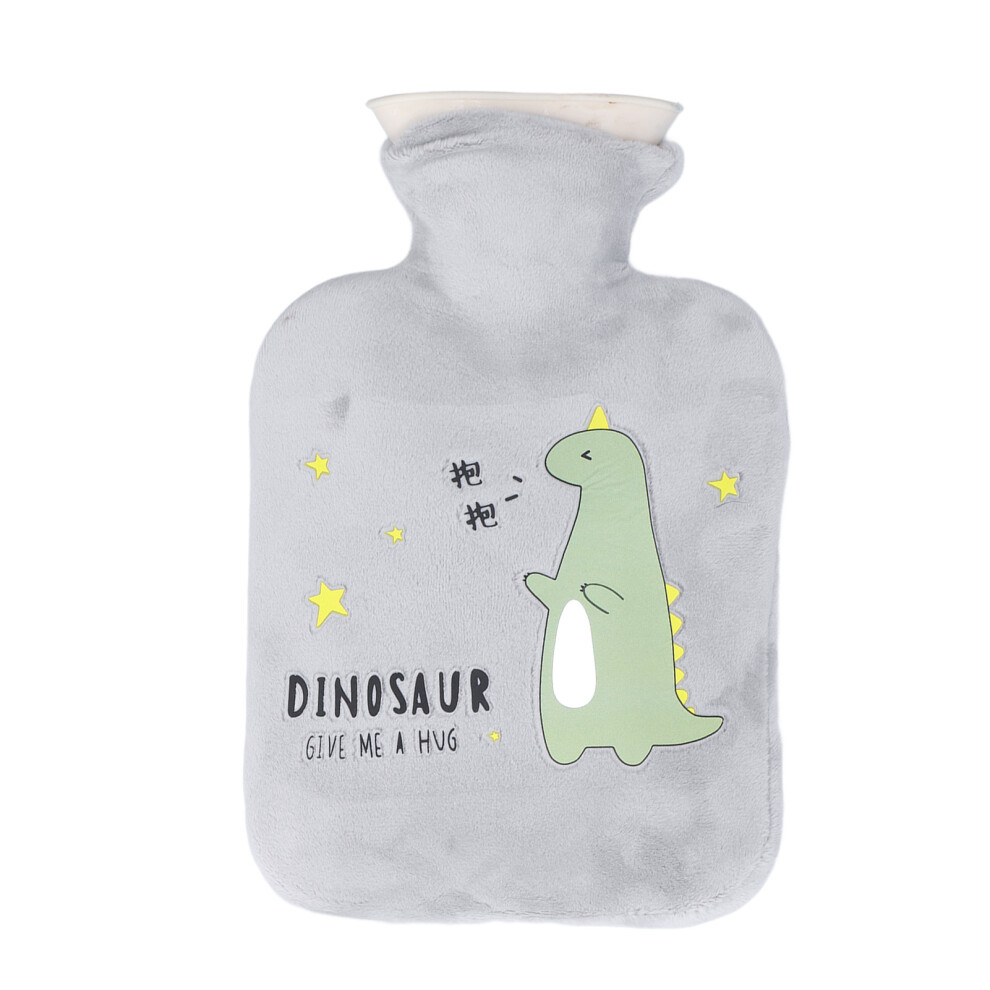 500ml Hot Water Bottle Dinosaur Cartoon Thickened