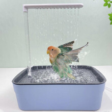 Bird Shower Budgie, Bird Bathhouse Bathtub, Automatic Pet Bird Bath, Budgie Bathtub, Water Cycle, Bird Shower, Bird Cage Accessories