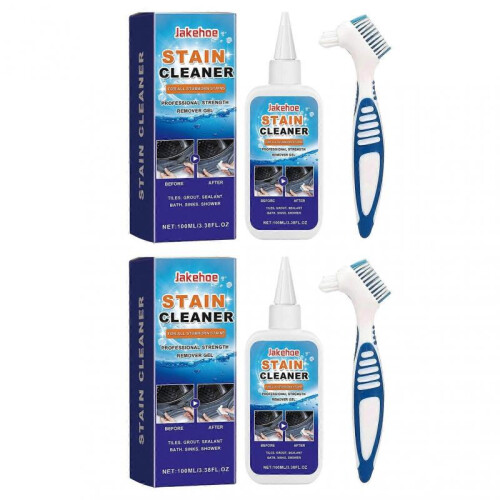 (2pcs) Home Remover Gel Portable Multi Use Grout Cleaner for Bathroom