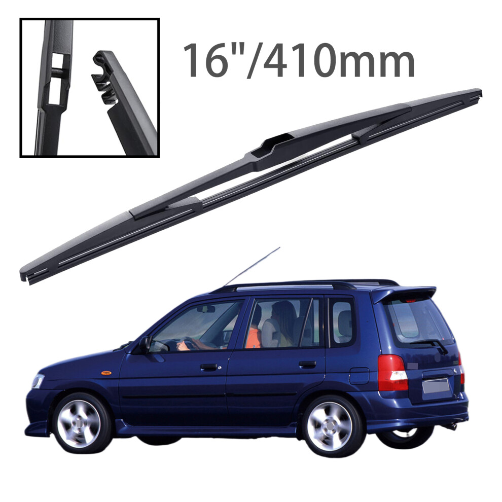 (16 Inches) 16" Rear Windshield Windscreen Washer Wiper Blade For Mazda Demio 1 Mk1 1998-2002 Car Accessories Accsesories 6935158904631