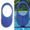 POWERTI Tennis Window Target Blue Portable Nylon 11
