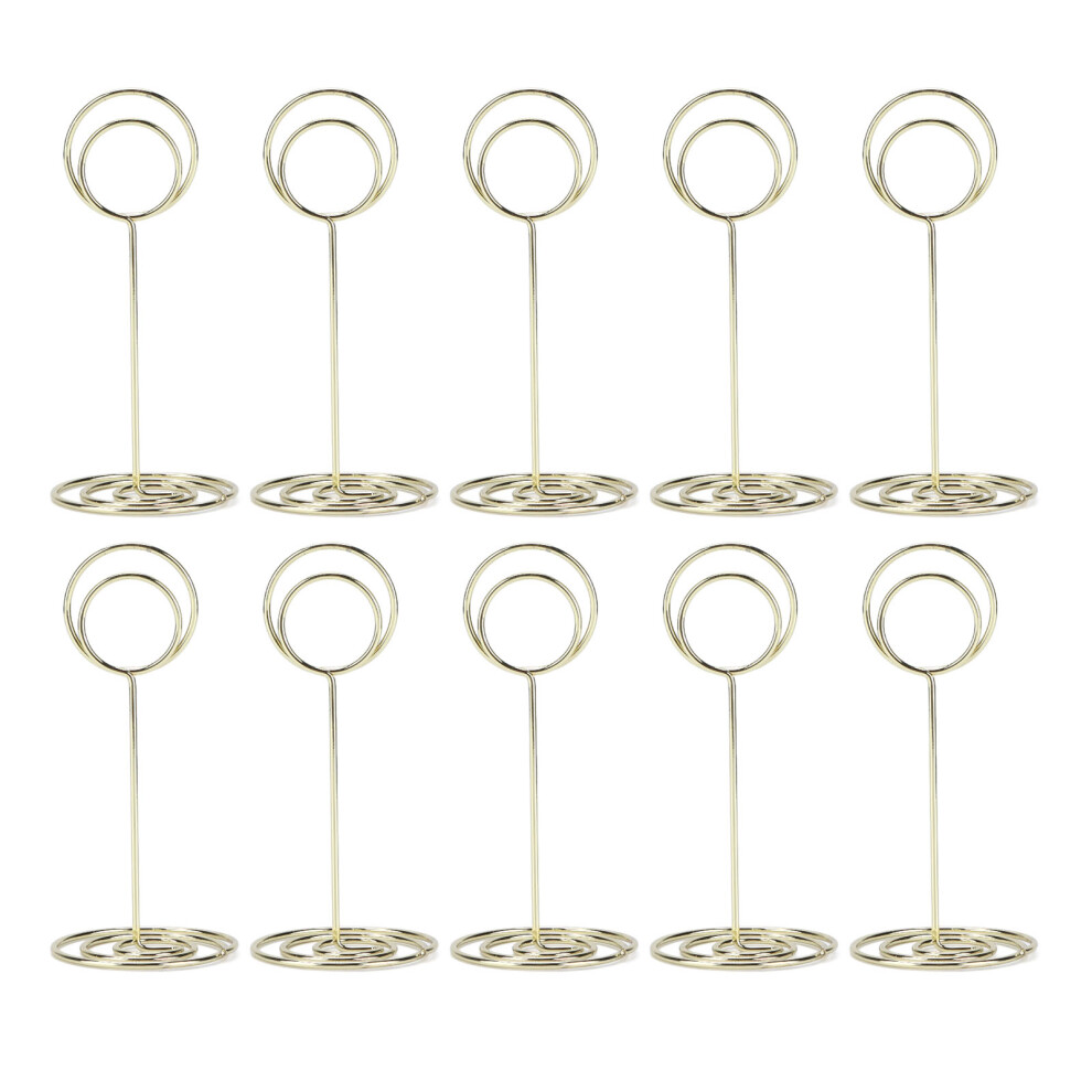 10Pcs Table Number Holder Electroplating-image-OPC-PJ7BTTP-NEW