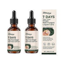 (2pcs) 7 Days Tea Tree Ginger Nailfungus Treatments Nourishing Strengthening Nails Liquid for Healthier Growth 2025 New