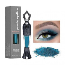 (Blue) Ancient Egyptian Kohl Eyeliner, Womens Makeup Powder Eyeliner, Intense Color & Smudge-Proof, Long Lasting
