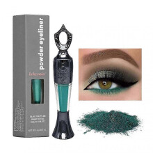(Green) Ancient Egyptian Kohl Eyeliner, Womens Makeup Powder Eyeliner, Intense Color & Smudge-Proof, Long Lasting