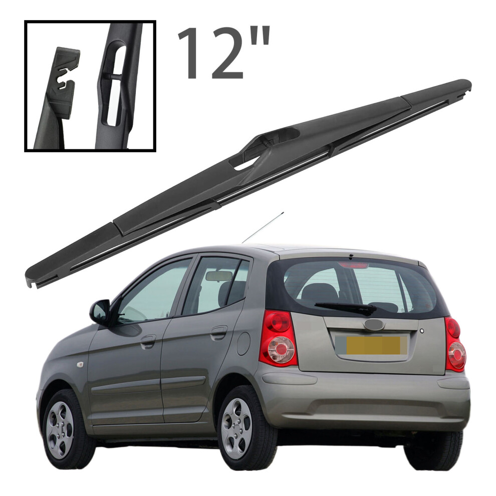 12" Rear Windshield Windscreen Washer Wiper Blade For Kia Picanto Hatchback Mk1 2004-2011 Car Accessories Accsesories 6935158906291