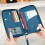 (Green) Multi-Functional RFIDs Passport Wallet Biofold Document Organiser Holder for Women Men 3