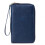 (Dark Blue) Multi-Functional RFIDs Passport Wallet Biofold Document Organiser Holder for Women Men 1