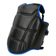 Youth Sports Sanda Boxing Chest Protection, Thickened, Comfortable, Breathable for 110150 cm blue S