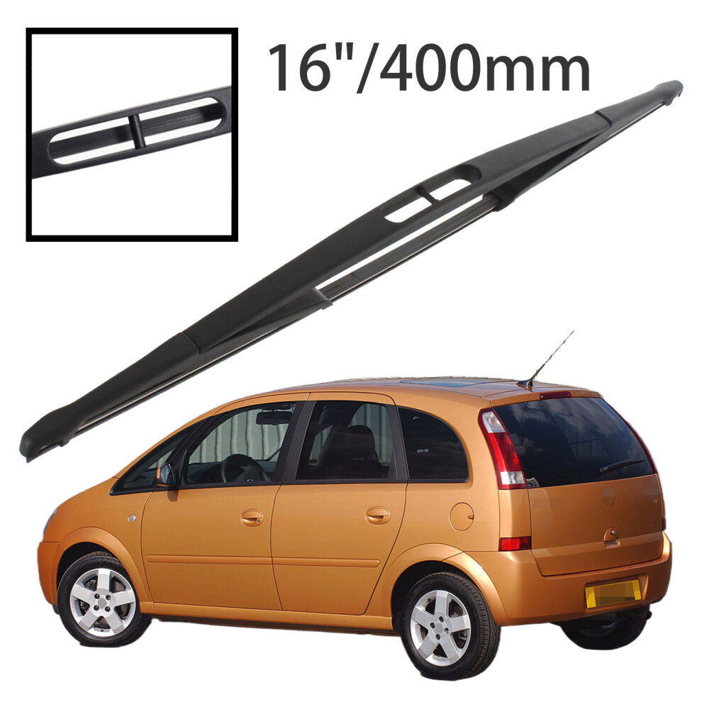 (16 inches) 16" Rear Windshield Windscreen Washer Wiper Blade For Vauxhall Opel Meriva A B 2003-2017 Car Accessories Accsesories