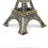 Bronze Tone Paris Eiffel Tower Figurine Statue Vintage Alloy Model Decor 25CM 3