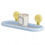 (Single Tier,Bubble Blue)No Drill Suction Cup Shower Caddy For Bathroom Powerful Suction Cup Technology for Modern Bathroom Decor 1
