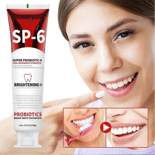 (3pcs) Whitening Toothpaste with Probiotics Easy Using Freshing Breath Toothpaste for Daily Use 1