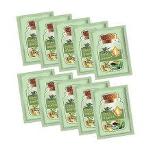 (COFFEE)10pcs Bubble Hair Dye Shampoo Long Lasting Permanent Fast Covering Gray White Natural Nourishing Hairs Colors Plants Dying Cream