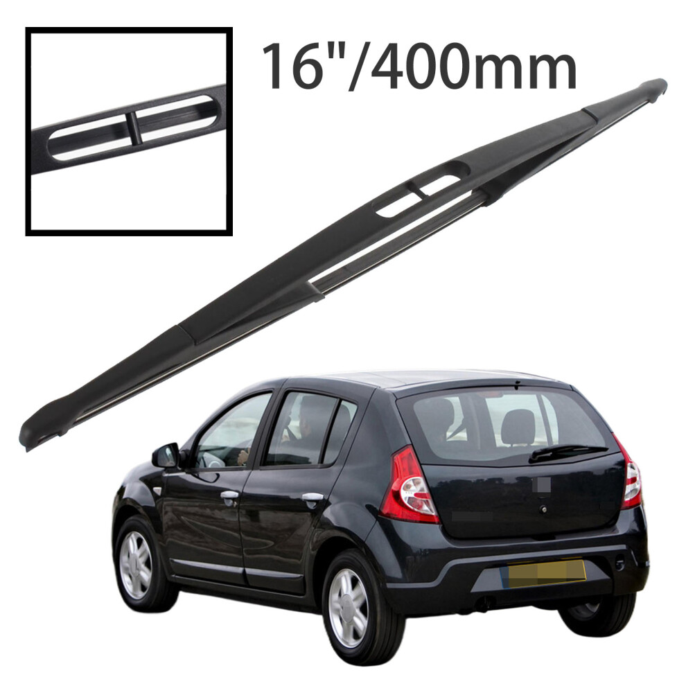 (16 Inches) 16" Rear Windshield Windscreen Washer Wiper Blade For Dacia Renault Sandero Mk1 2007-2012 Car Accessories Accsesories 6935158904099