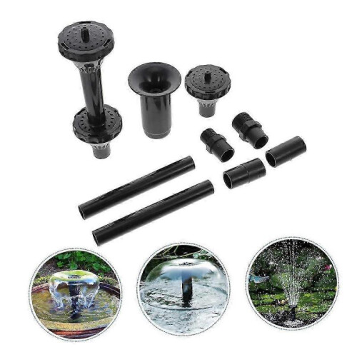 Spray heads set for pond pump with multifunctional nozzle 1