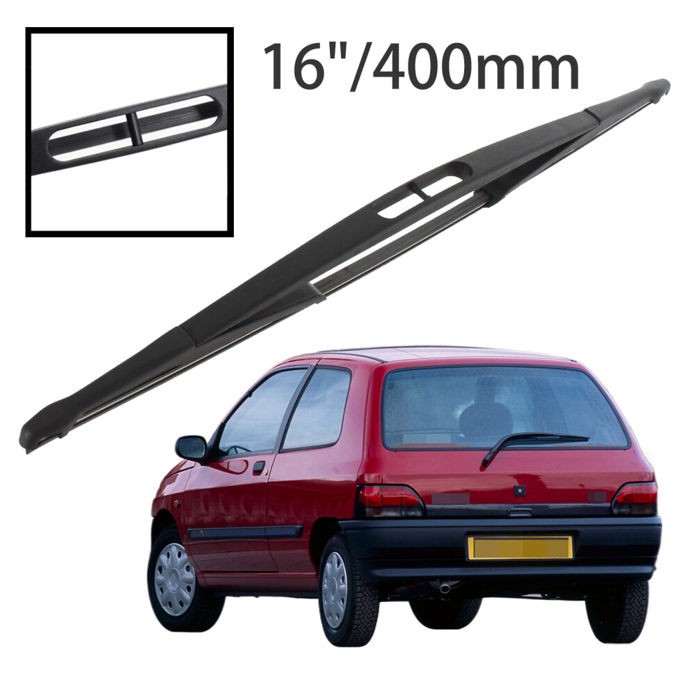 (16 Inches) 16" Rear Windshield Windscreen Washer Wiper Blade For Renault Clio Mk1 1994-1998 Car Accessories Accsesories 6935158904563