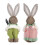 New 2023 Easter Straw Bunny Figurine Creative Easter Rabbit Decoration Straw Rabbit Ornament 2