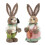 New 2023 Easter Straw Bunny Figurine Creative Easter Rabbit Decoration Straw Rabbit Ornament 1