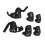 Adults Full Protective Gear Set Knee Pads and 3